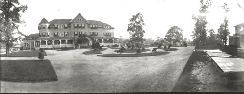 The former Locust Lodge, rechristened as the Chateau des Beaux Arts.