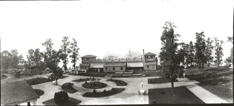 The Casino des Beaux Arts from the Chateau.